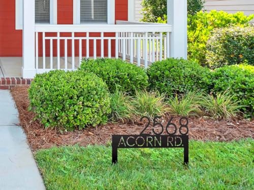 American Sign Letters Personalized Metal House Number Yard Sign thumb #4