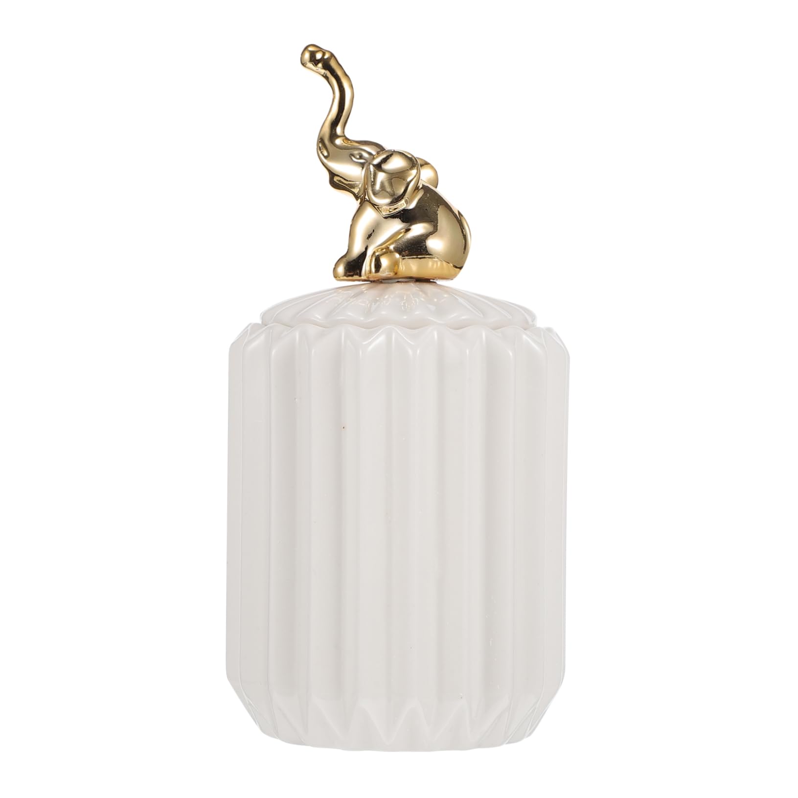 Abaodam Barattolo Decorativo Contenitore Sigillato in Ceramica Coperchio a Forma di Animale per Caramelle e Tè, per Casa