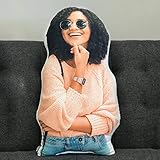 Ferocity Personalisiertes 3D Haustier Hund Katze Kissen FOTOGESCHENK mit eigenem Foto Foto-Kissen Bedrucken Zum Jahrestag, Geburtstag, Valentinstag (mit Füllung) 3D Tierkissen [091]