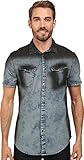 Calvin Klein Jeans Men's Short-Sleeve Denim Shirt