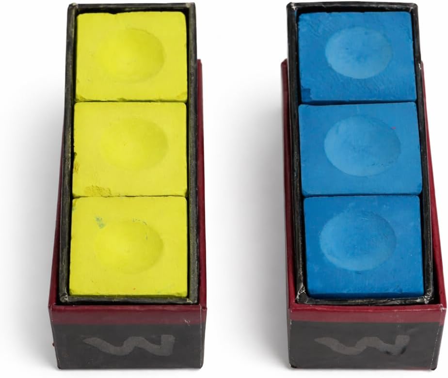 Morakami Performance Chalk for Pool Cues, Blue, Blonde, Professional Grade, Long-Lasting