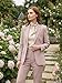 Women's Suits for Work Professional, Womens Business Jacket Pant Set, Womens Pants Suits for Work, Fashion Outfits Casual Sets Size 8 Champagne
