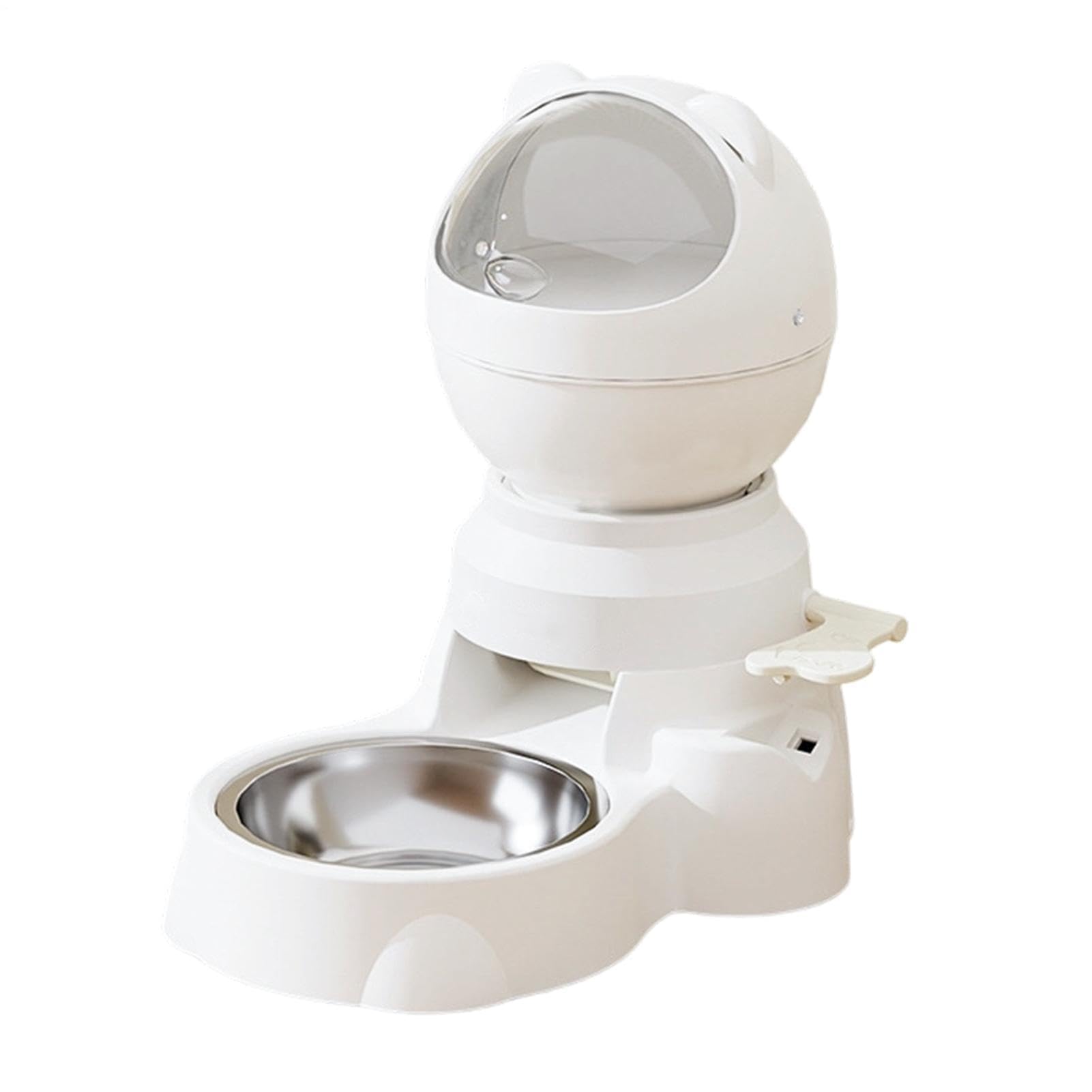 Comedero automático para mascotas, dispensador de alimentos de 1,5 L para perros y gatos, plato de entrenamiento de memoria para gatitos y cachorros, ideal para uso en interiores y exteriores, viajes
