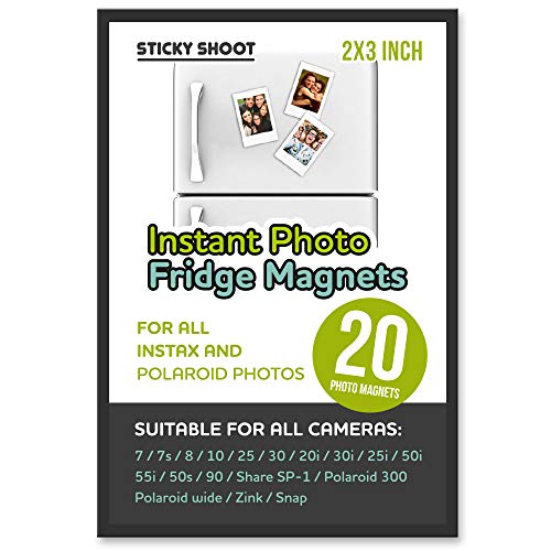 Sheet Magnets With Adhesive Backing For 2X3 Inches Pictures - 20 Units Of Magnet Paper Sheets For Your Photos - Strong Self Stick Magnetic Sheet/Sticker For A Fridge, Locker, Cabinet Or Dishwasher #TOP6