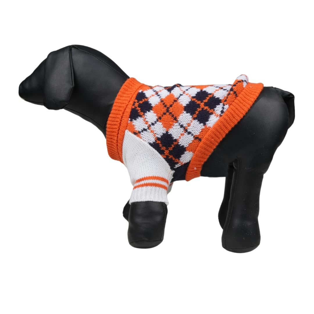 Lulala Dog Sweater for Small Size Dog Girls Boys, Turtleneck Pullover Winter Dog Clothes, Christmas Dog Outfits, Pet Sweatshirt Apparel Knitwear (Pink, 14 Inch)