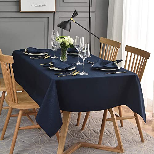 VR Angel 8 x Dark Blue Disposable Paper Table Cloth Cover for Square or Rectangular Dining Table Birthday Party, Catering, Baby Shower, Wedding Decorations - 90 x 90cm - Image 3