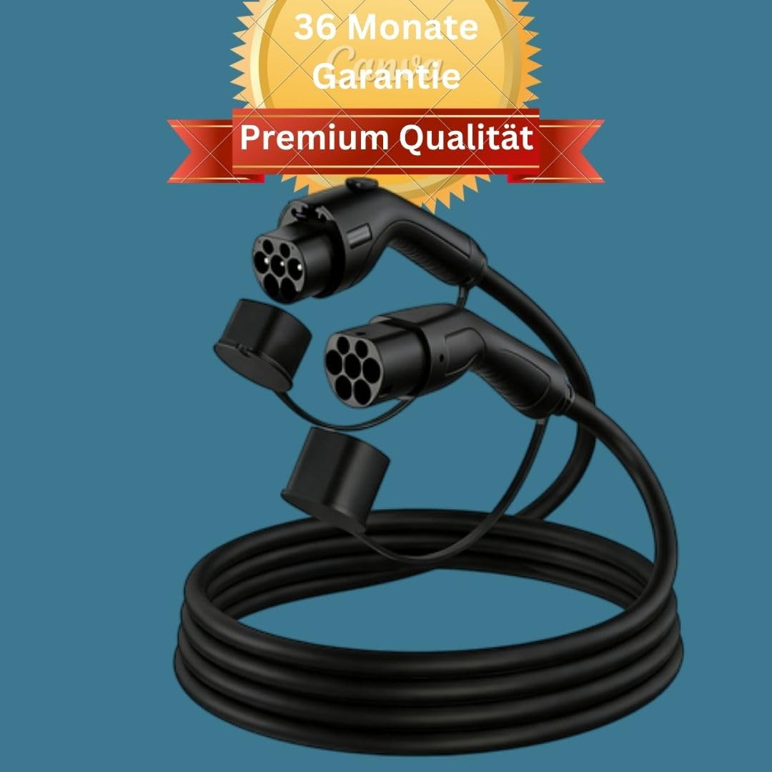 Kabel ładujący typu 2 na GBT EV 32A 3-fazowy ~ 21 kW 5 m - IEC62196 przenośny chiński kabel do ładowania EV