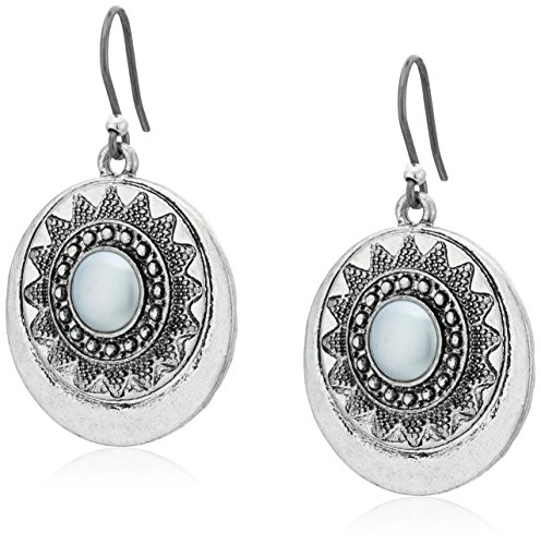 Lucky Brand Pearl Circle Drop Earrings #TOP25