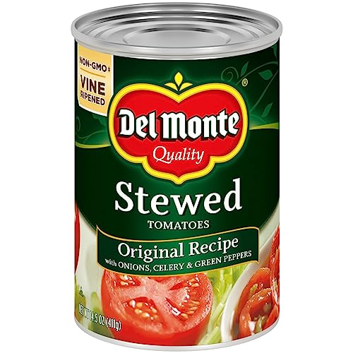 Del Monte Stewed Tomatoes Onions Celery Peppers Canned Vegetables 20 Pack 14.5 oz Cans by QUALITATT 10 - Thumbnail 5