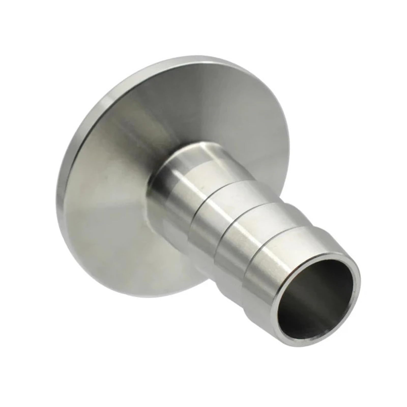 Tapa de brida de vacío Adaptador de brida for instalación de tuberías, abrazadera de unión de lengüeta for manguera de vacío de acero inoxidable SUS304(KF40-8mm)