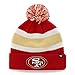 NFL San Francisco 49Ers Men's Breakaway Knit Cap, One Size, Red