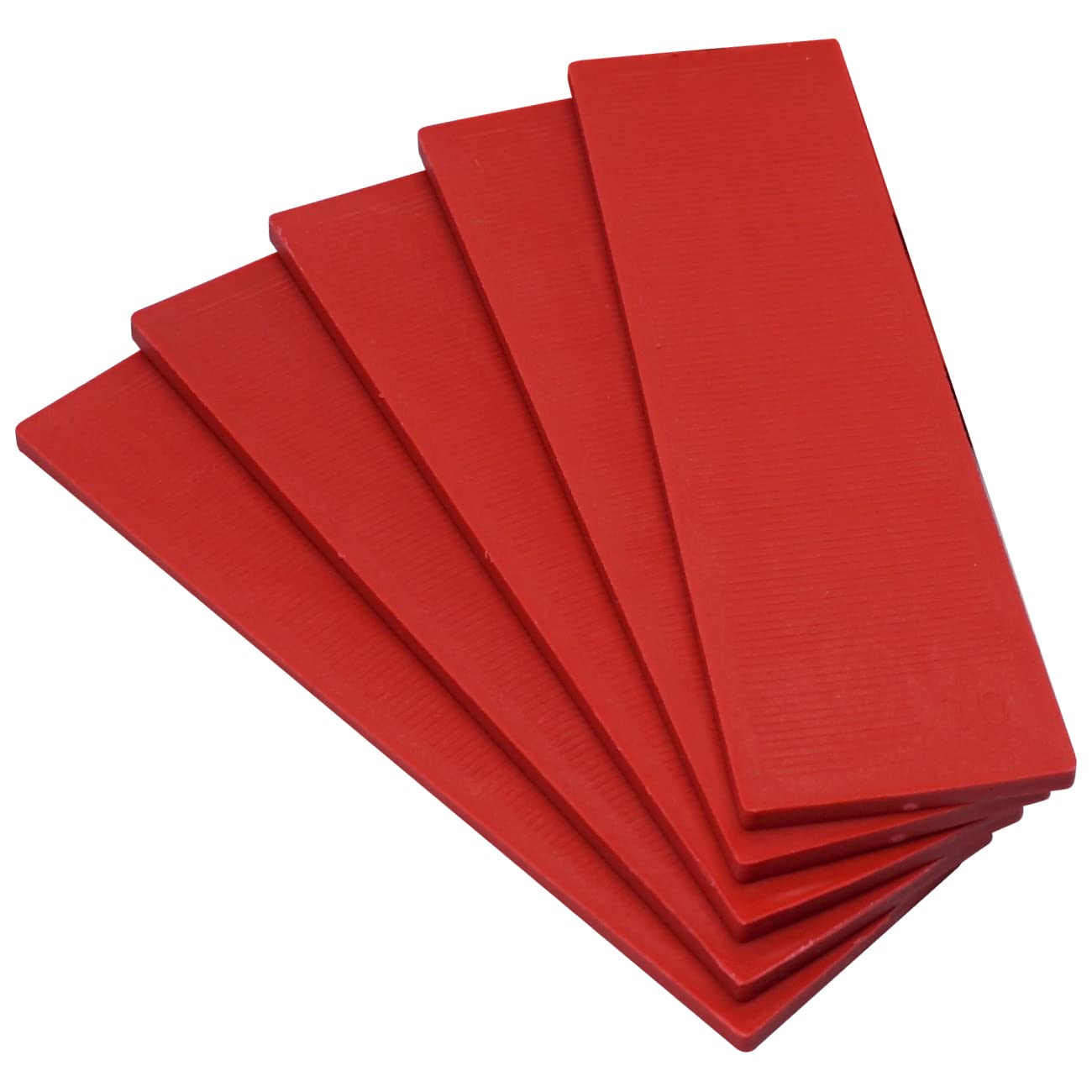 Skir'co Red 3 Mm Plastic Flat Shims, Glazing Packers, Frame Spacers, Door And Window Frame Packers