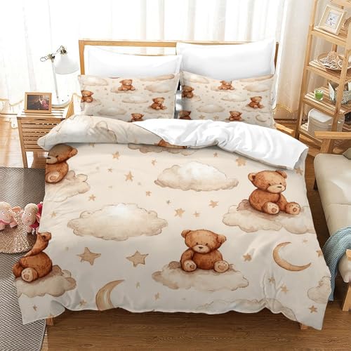 Parure de lit ours en peluche 3D, le cadeau idéal pour adolescent - 3
