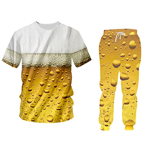 Ensemble jogging imprimé 3D homme sweat à capuche et pantalon Tspa02424 L