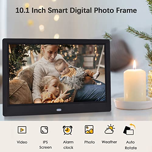 mingzhe 10,1 Polegadas Digital Photo Frame Desktop Álbum Eletrônico 1280 * 800 Ips Tela Suporta Foto