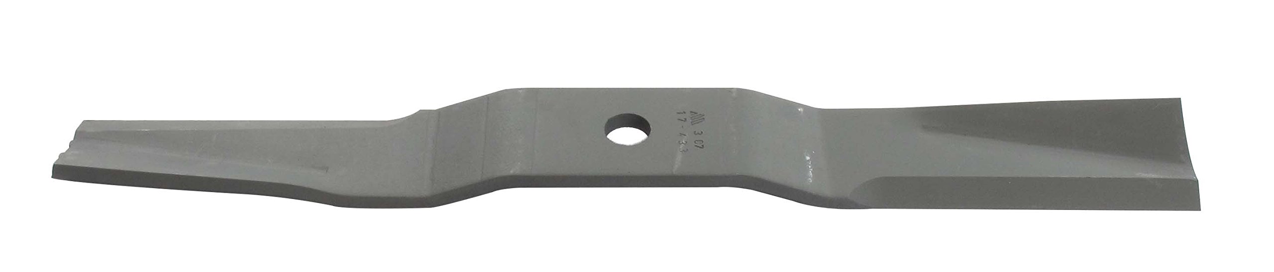 Lame adaptable pour tondeuse Iseki en acier traité pour carter de coupe de 50cm