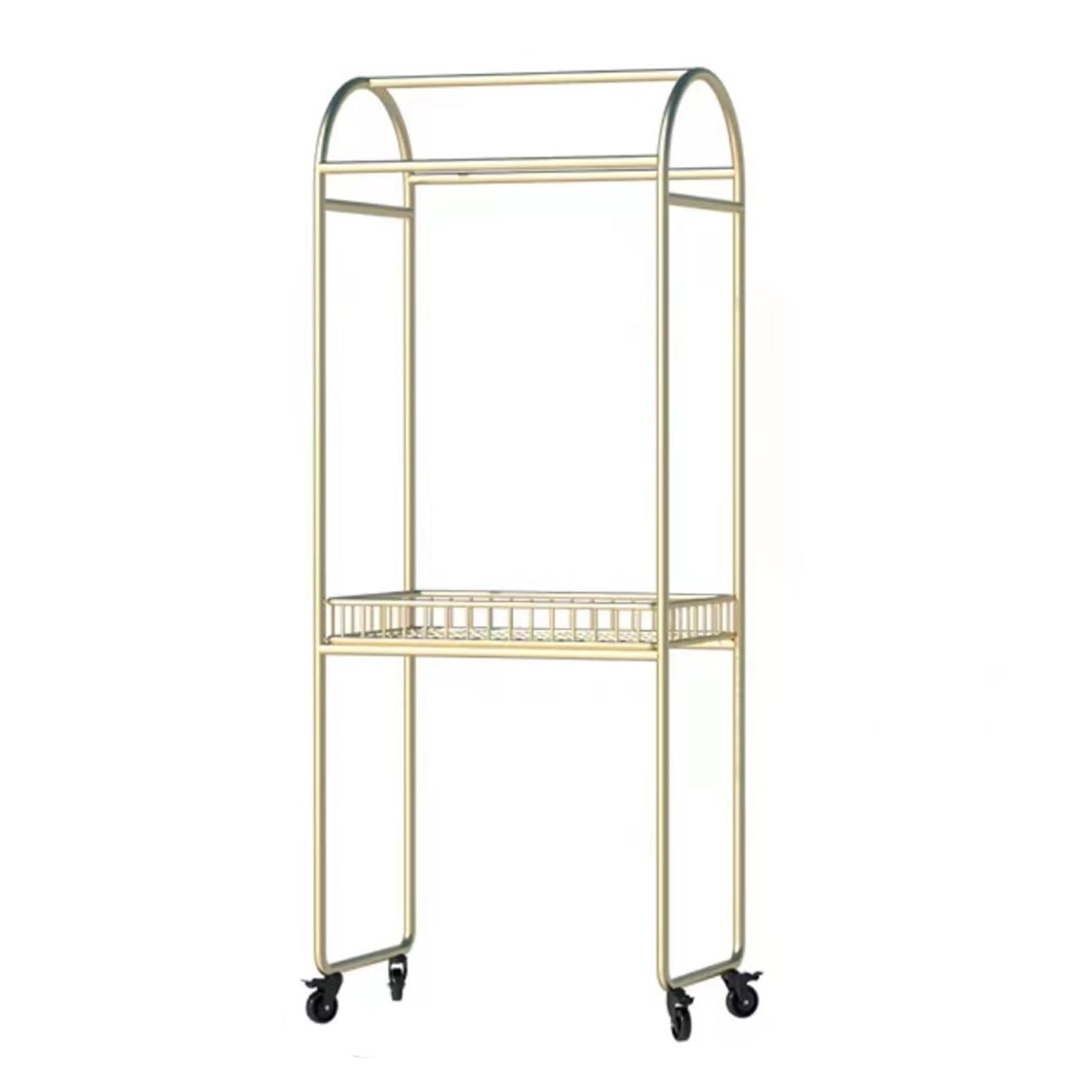 Bathroom Storage Basket, Bathroom Floor Shelf, Household Dirty Laundry Basket, Metal Storage Basket with Pulley