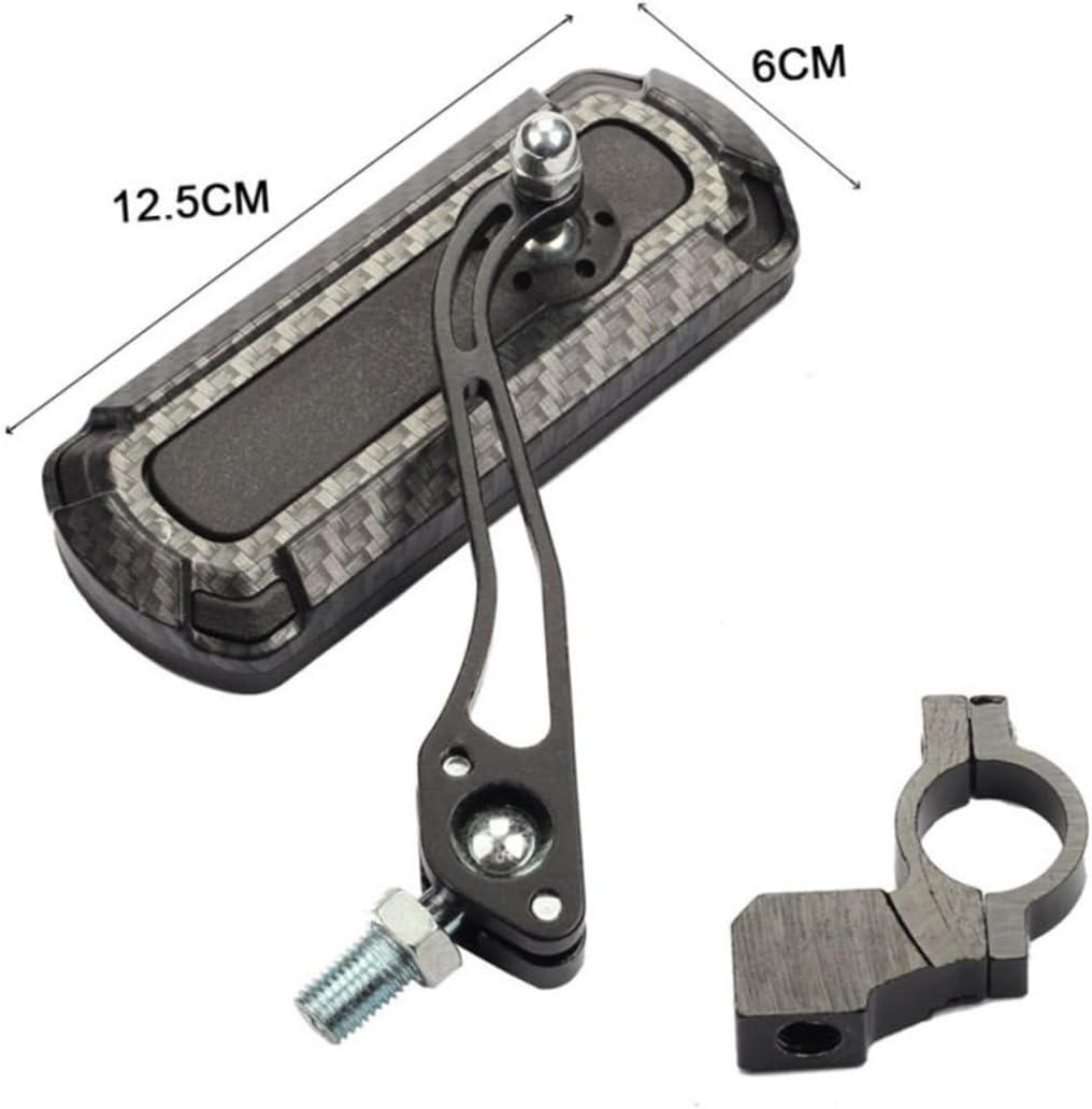 3pairs Texture Rear View Mirrors for Mountain and Road Rotating Bike Mirrors Scratch-resistant Lens Lightweight Design for Cycling