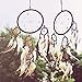 WOWOSS 12Pcs Anillos de Metal para Atrapasueños, 6 Tamaños Aros Macramé para...