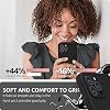 SURPHY Compatible with iPhone 13 Pro Max Case with Screen Protector, (Camera Protection + Soft Microfiber Lining) Liquid Silicone Phone Case 6.7 inch 2021, Black