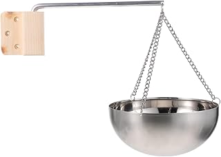Stainless Steel Essential Oil Bowl for Dry Steaming Room Aromatherapy Holder Non-Slip Base for Sauna and Spa Use Sturdy and Easy to Clean