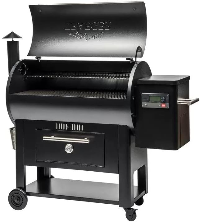 Traeger Century 885 - Parrilla y ahumador de pellets de madera + cubierta, versatilidad 6 en 1: parrilla, ahumar, hornear, asar, estofar y barbacoa