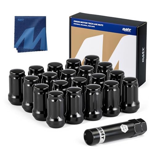 Image of Orion Motor Tech M12x1.5 Lug Nuts,12x1.5mm Wheel Lug Nuts Compatible with Toyota Camry Corolla Highlander RAV4 Tacoma, Honda Accord CR-V Civic Fit, Ford Escape Focus Fusion and More, Set of 20
