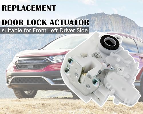 Image of Front Left Drive Side Door Latch Lock Actuator|Replacement for Honda CRV 2007 2008 2009 2010 2011|Replace OE # 72150-SWA-A01 72150SWAA01
