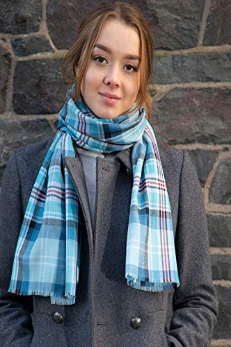 Diana Princess Memorial Tartan Plaid chal de lana para el invierno 3