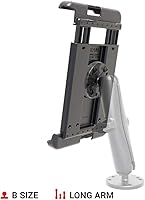 Vista 3 de RAM Mounts RAM-HOL-TAB29U Tab-Tite Soporte con resorte cargado para tabletas de 8" con estuches