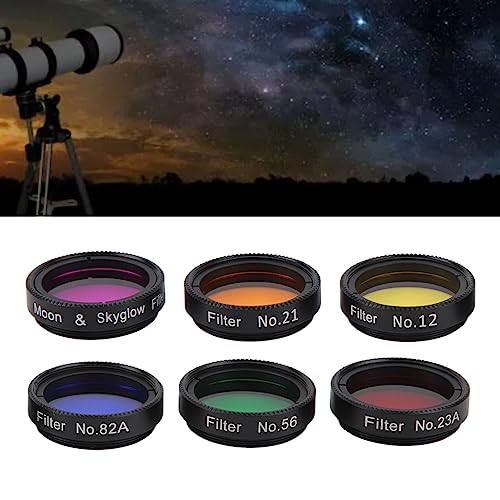 Filtre lunaire et étoilé 6 en 1 pour mieux voir les détails des planètes en couleur