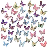 Ample Quantity: 80 holographic butterfly glitter stickers measuring 9.5 x 13 cm are included. The glitter stickers are available in a wide variety of designs and phone stickers holographic glitter butterfly stickers are for scrapbooking, bottle decor...