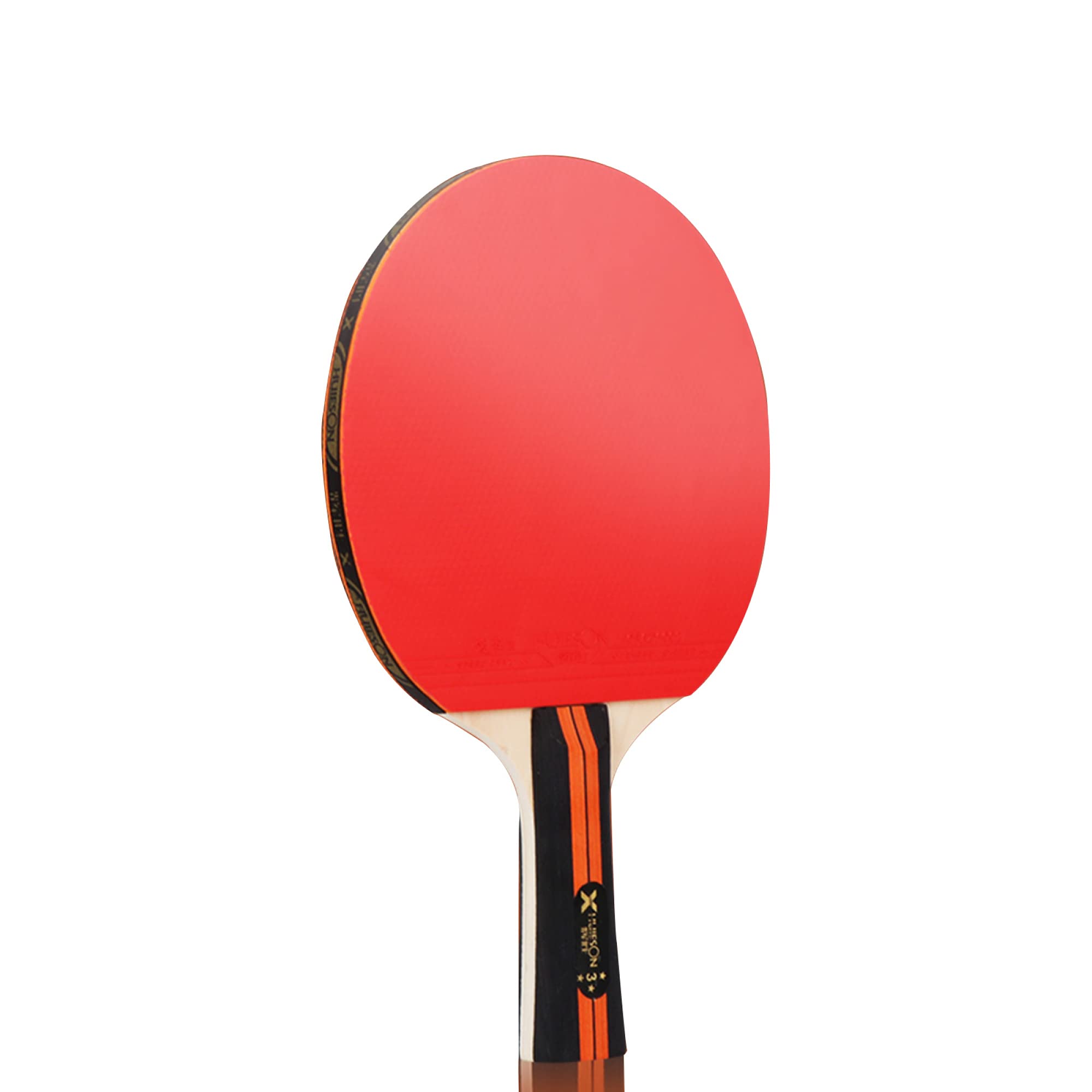 Set da Ping Pong, Set di Racchette da Ping Pong, Racchette da Ping Pong Sportive, Racchetta da Ping Pong ricreativa per Principianti e Famiglie/3 Stelle/Manico Corto