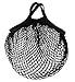 Bolsa de malla reutilizable para la compra Negra