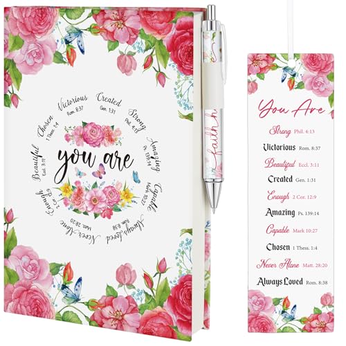 Glenmal Christian Journals for Women Christmas Christian Leather Notebook &