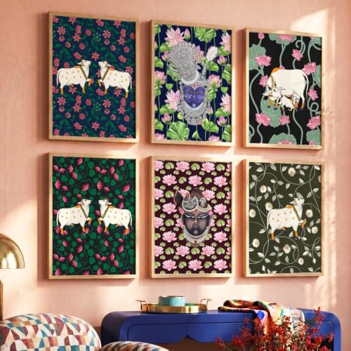 Image of kotart Boho Theme Digital Painting for Wall Decoration - Minimal Wall Art Prints for Living Room Bedroom Office Room Decor (10x13 inch, Terracotta) (wall painting, 01) (B, 19X25 INCH)