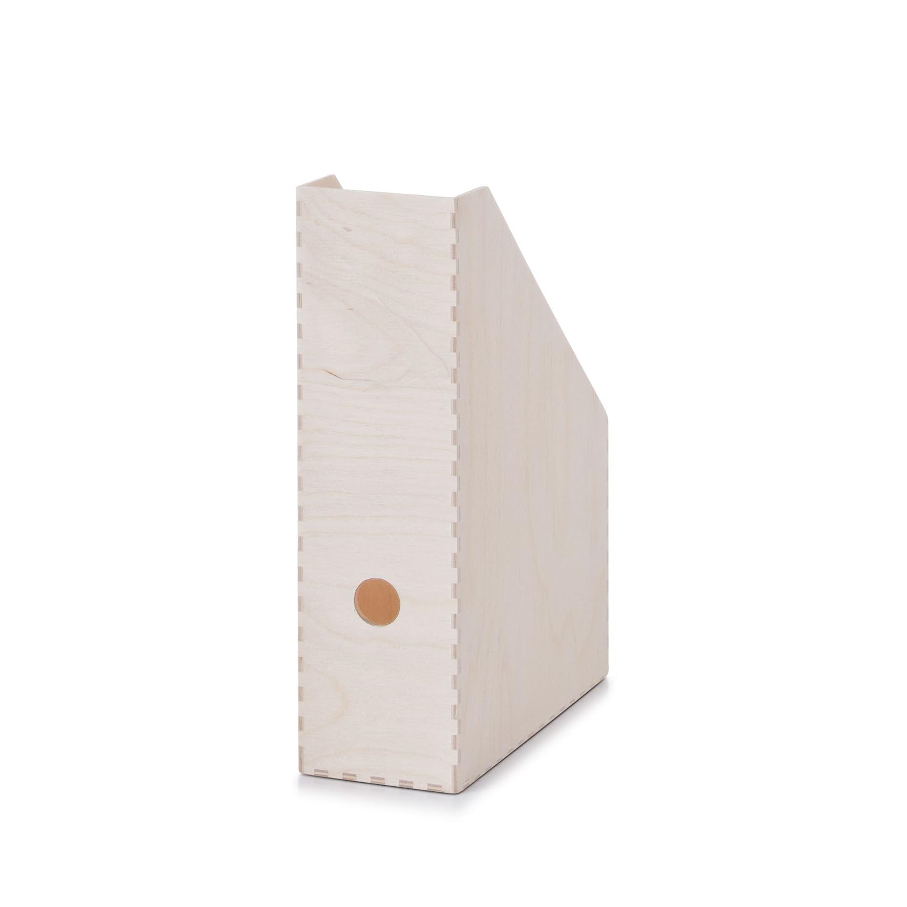 Zeitschriftensammler aus Birkenholz, 23 x 9 x 31 cm, 9 Stück