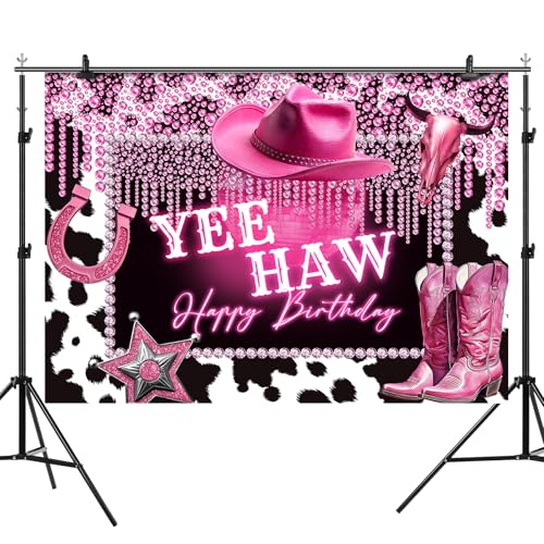 Fondo Fotográfico Western Cowgirl 7x5ft Color Rosa miniatura 4
