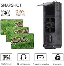 Shuaienfushi HD Digital Camera IR LED Motion Sensor Activated Waterproof Camera Works Automatically -with MMS 3G Function and Color 0-inch LCD Display Shuaienfushi HD Digital Camera IR LED Motion Sensor Activated Waterproof Camera Works Automatically -with MMS 3G Function and Color 0-inch LCD Display