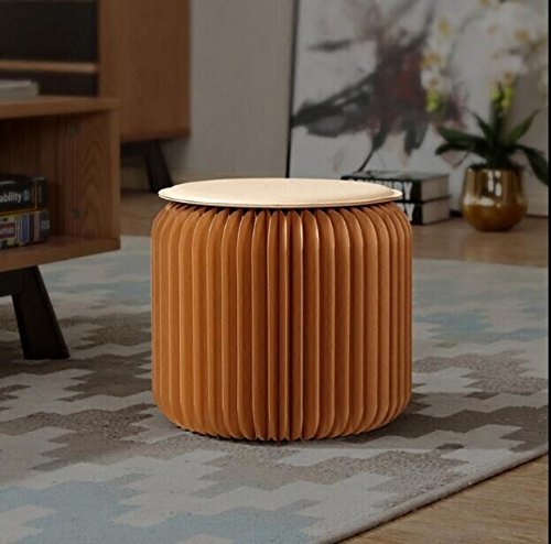 Amazon｜チェア スツール 折りたたみチェア 畳椅子 紙製 丸椅子 収納や