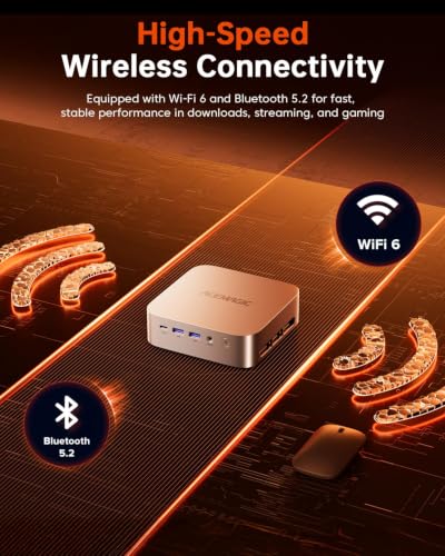 Image of ACEMAGIC Mini PC Windows 11 Pro, Ryzen 7 7730U K1 Mini Computers(Beat 6800U, up to 4.5Ghz) 16GB RAM 512GB SSD, Light Gaming Desktop 4K Triple Display Mini Desktop Bluetooth /WiFi6 /Office