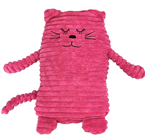 Wärmekissen Katze Plüsch Mikrowellenkissen Pink/Rosa Groß Inware foolonli Wärmetier