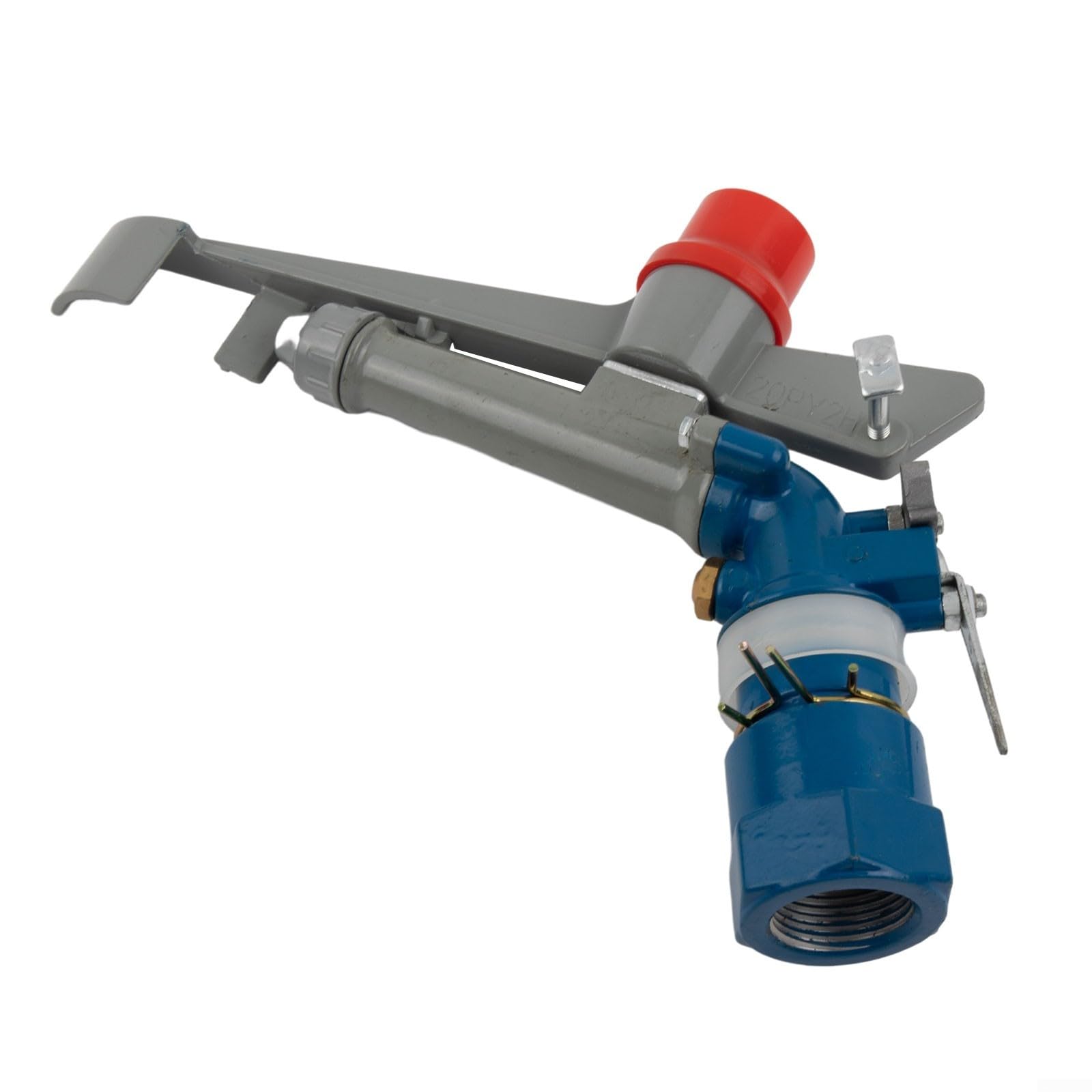 Robuster, pulsierender Rasensprenger, 1 x verstellbarer Rasensprenger, für Gartenbewässerung, maximale Bewässerungsentfernung von 30 m