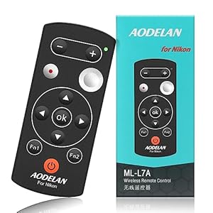 AODELAN Camera Wireless Shutter Release Remote Control for Nikon COOLPIX P1000 P950 B600 A1000 Z50 Z fc, Replaces Nikon ML-L7