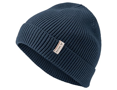 VAUDE Mütze Manukau Beanie, atmungsaktiv, pflegeleicht, Dark sea, Einheitsgröße
