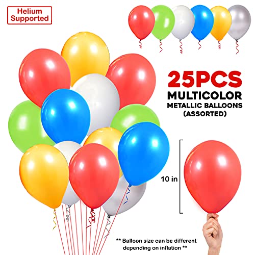 Image of Zyozique 37 Piece Ocean Theme Party Decoration,Under The Sea Happy Birthday Paper Banner Balloons Cake and Cup Cake Toppers Kit, Underwater Animals Sign Party Supplies