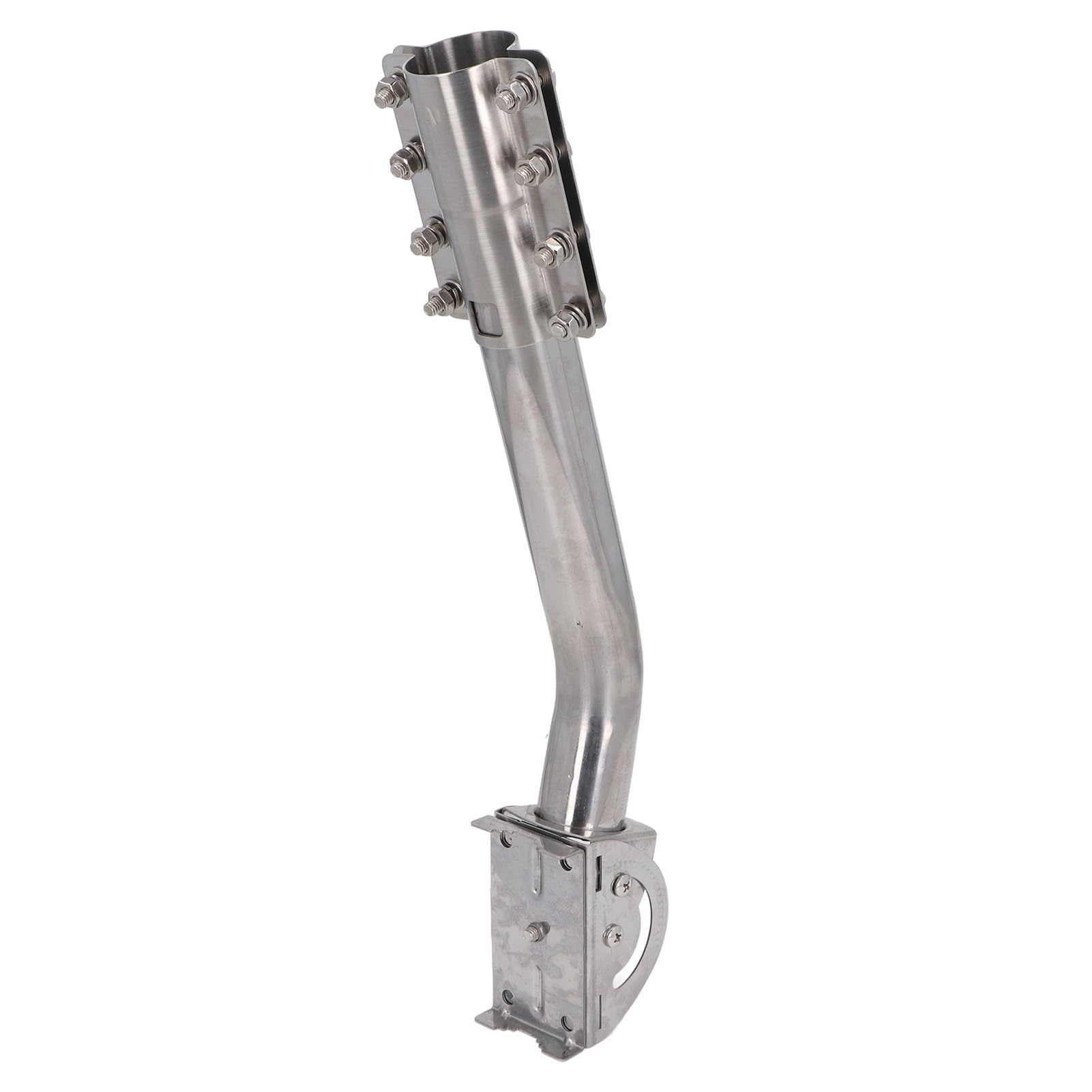 Kit di Montaggio Internet Satellitare per Antenna V2, Robusto Set di Staffe per Tetto a Parete Lunga, Installazione Flessibile per Tetto e Palo, Struttura in Acciaio Inossidabile