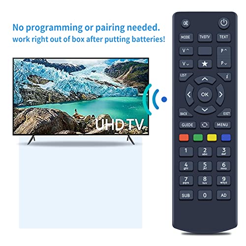 TCNOUMT Replacement Remote Control Compatible for Bush&Manhattan Freeview Freesat Plaza HD Box 2-DH1410-MTT DH1410 HD-T2 HD-S2 HDT2 HDS2 - Image 4