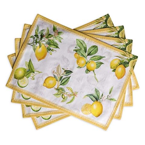 Maison d' Hermine Limoncello Placemats Set Cover