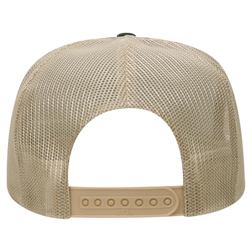 Image of OTTO Polyester Foam Front 5 Panel High Crown Mesh Back Trucker Hats in 97, Bulk, Wholesale
